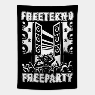 Freetekno Freeparty DJ Rave Soundsystem Tapestry