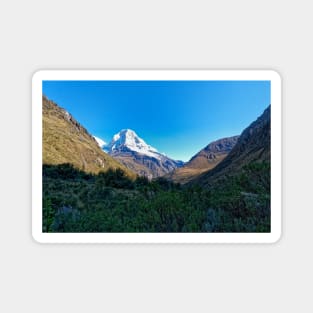 Beautiful Peruvian Andes mountain Magnet