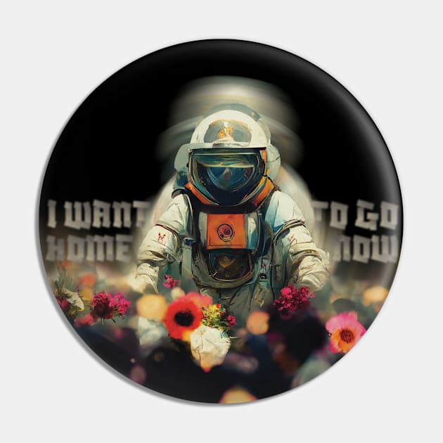 astronaut in flower garden Pin by NdegCreate