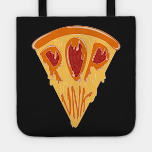 Popunk Pizza Logo Colorful Tote