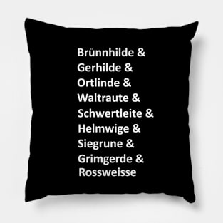 Valkyries List Pillow