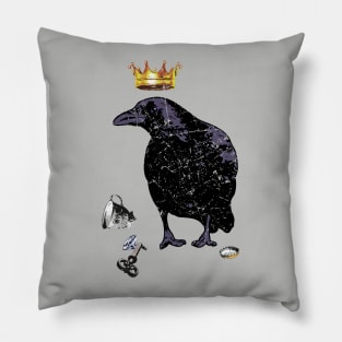 Raven King Pillow