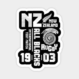 New Zealand All Blacks Rugby Fan Memorabilia Magnet