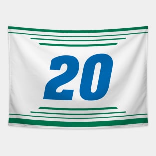 John Hunter Nemechek #20 2024 NASCAR Design Tapestry