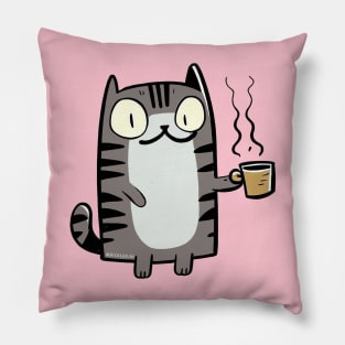 Cat with brew Pillow