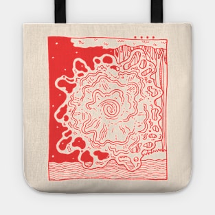 The Red Oculi Tote