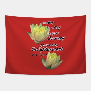 Yellow Lotus Flowers Tapestry