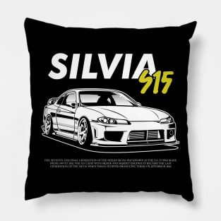 Silvia S15 (black print) Pillow