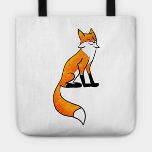 Cute, Smiling Fox without a background Tote