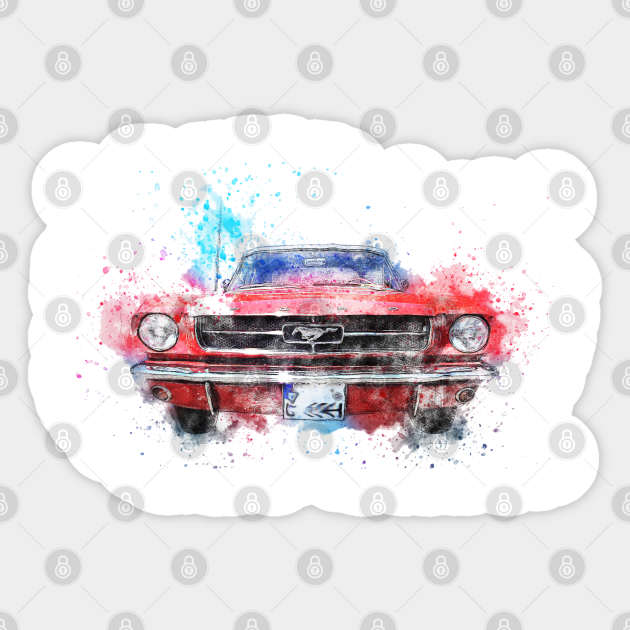 Ford Mustang splash - Ford Mustang - Sticker