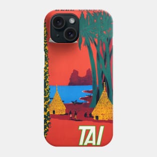 Vintage Travel Poster France Nouvelle Caledonie Phone Case