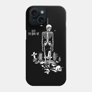 Give Up Skull Phone Case