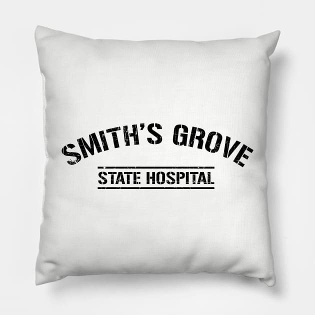 Smith's Grove State Hospital Pillow by AnimalatWork