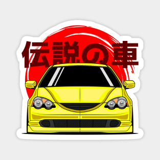 Yellow DC5 RSX Front Magnet