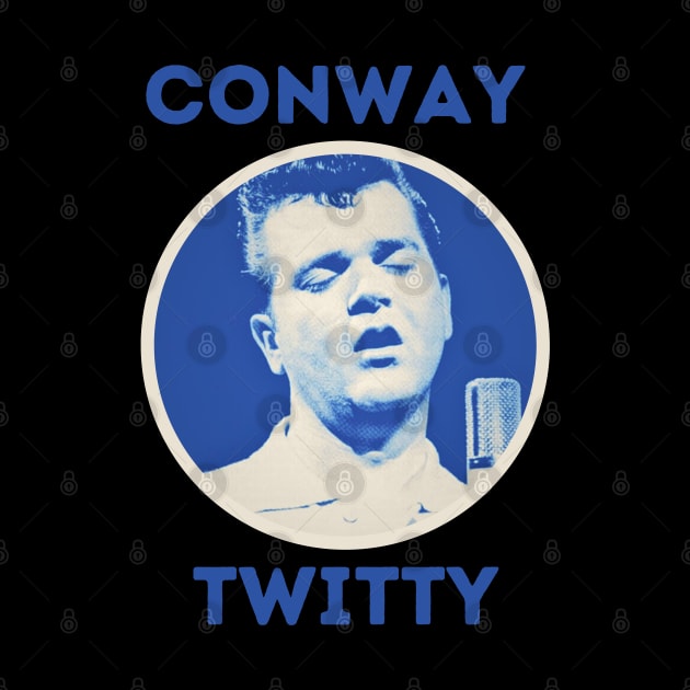 conway twitty || blue jeans by claudia awes