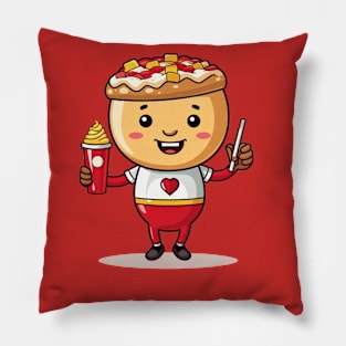 Donut kawaii  junk food T-Shirt cute  funny Pillow