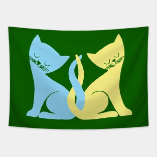 Two Cats Tapestry