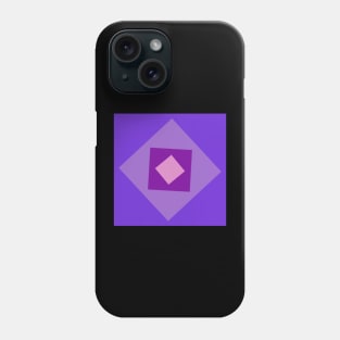 Purple Squares Phone Case