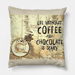 Coffee and Chocolate Pillow