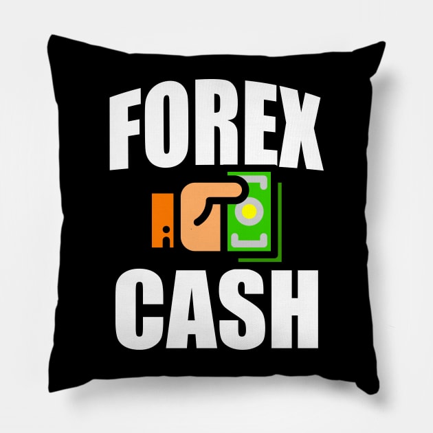 FOREX cash Pillow by BERMA Art