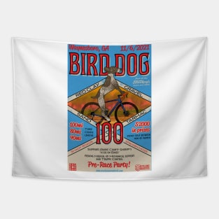 Bird Dog 100 Gravel Cycling Race Poster Tapestry