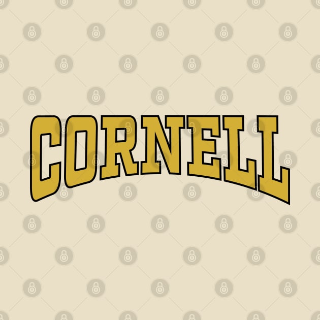 Cornell - Gold and Black by centeringmychi