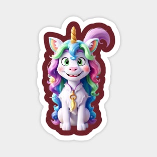 Unicorns: Feelin' Green and Glorious Magnet