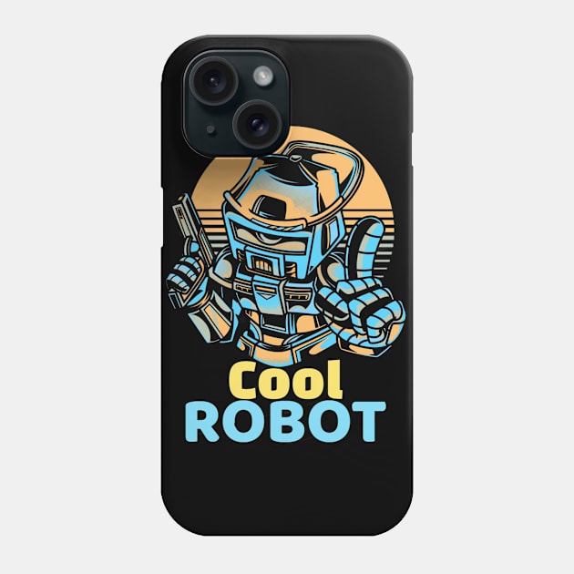 Cool Robot Phone Case by SparkledSoul