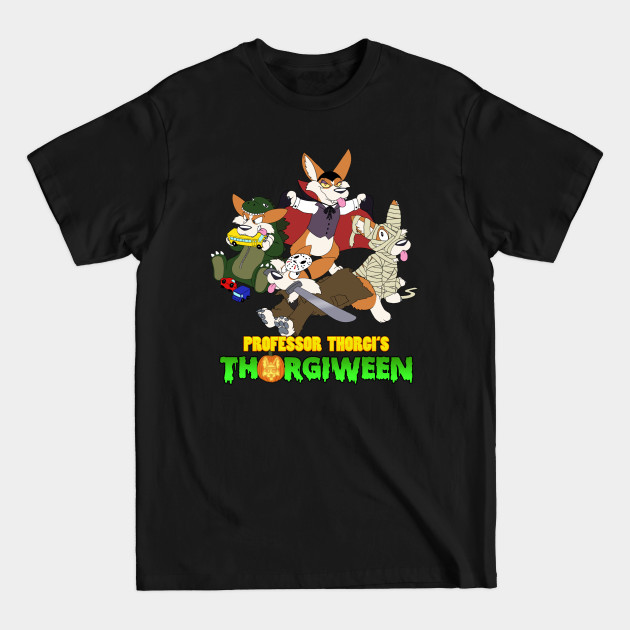 Disover Professor Thorgi's Thorgiween - Corgis - T-Shirt