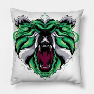 bear hunting Pillow