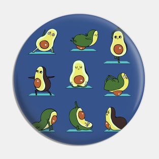 avocado yoga Pin