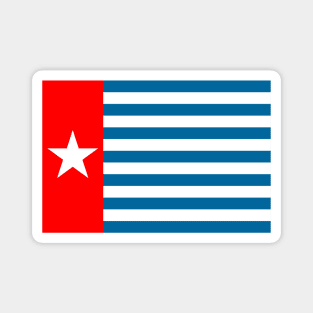 The Morning Star flag of West Papua Magnet