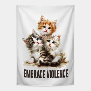 Embrace Violence Tapestry