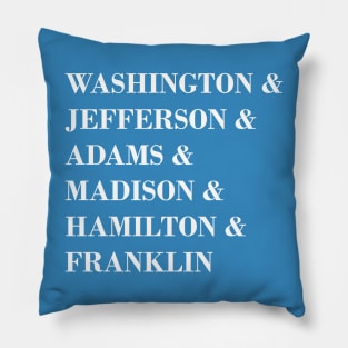 Founding Fathers Pillow