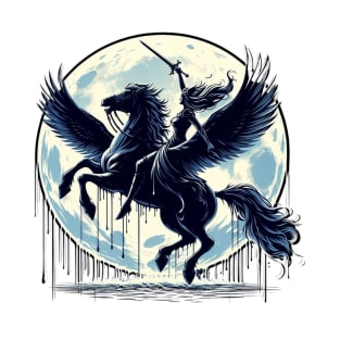 Moonlit Pegasus Valkyrie T-Shirt