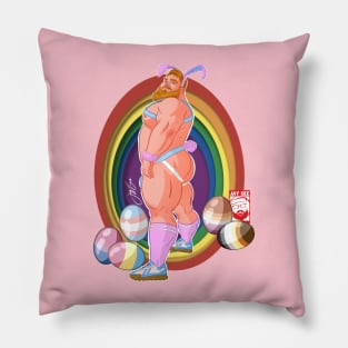 Easter Bunny Bear Pillow