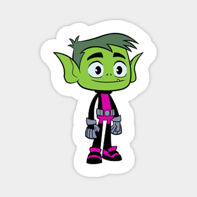 Beast Boy Titans Magnet by SabrinaEgger