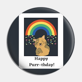 Happy  Purr–thday! Pin