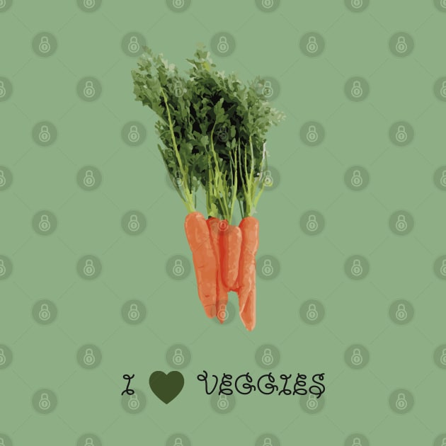 Carrots - I love veggies by PrintablesPassions