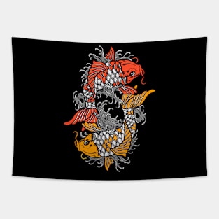 Balancing Koi Tapestry