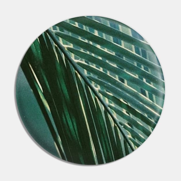 Tropical Palm Tree Leaf Pin by SoCalDreamin