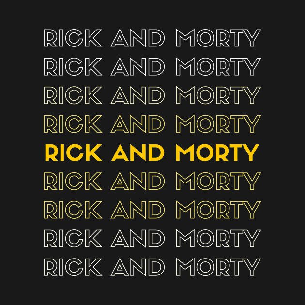 Text Rick and Morty by Tees4Teens