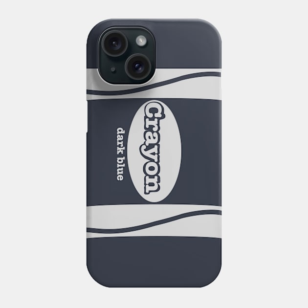 Color Dark Blue Phone Case by TonTomDesignz