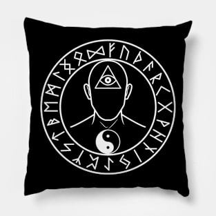 runes clairvoyance Pillow