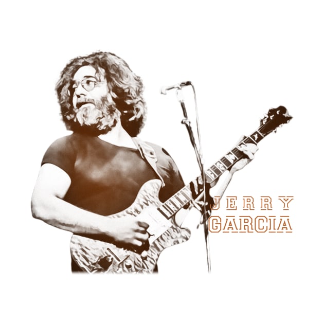 jerry garcia visual art by DOGGIES ART VISUAL