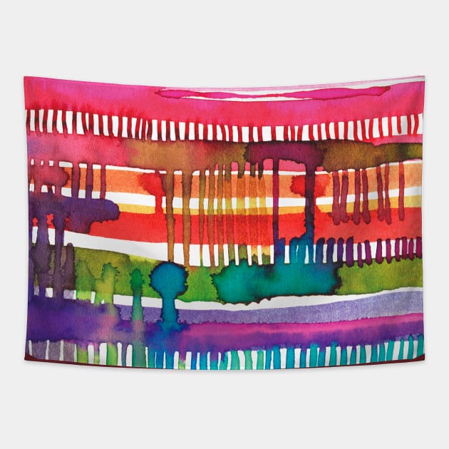 Pocket- irregular lines Tapestry by ninoladesign