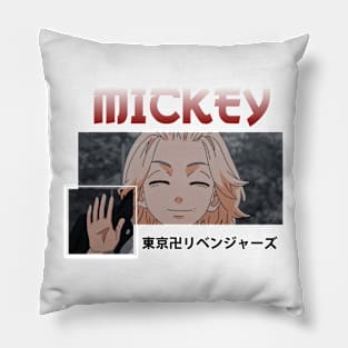 Mickey White Pillow