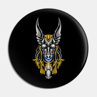 iron anubis Pin