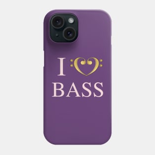 I Heart Bass Love Phone Case