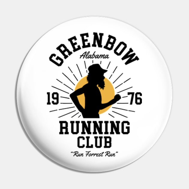 Greenbow Alabama Running Club Pin by Three Meat Curry